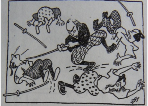 О карикатурах А.А.Лейферта (Газета «Токио-Асахи», 1931)